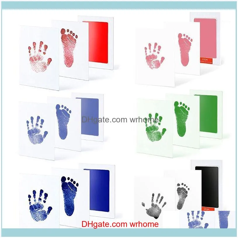 Baby Handprint Footprint Ink Pads Kits Pet Cat Dog Print Souvenir Non-Toxic1