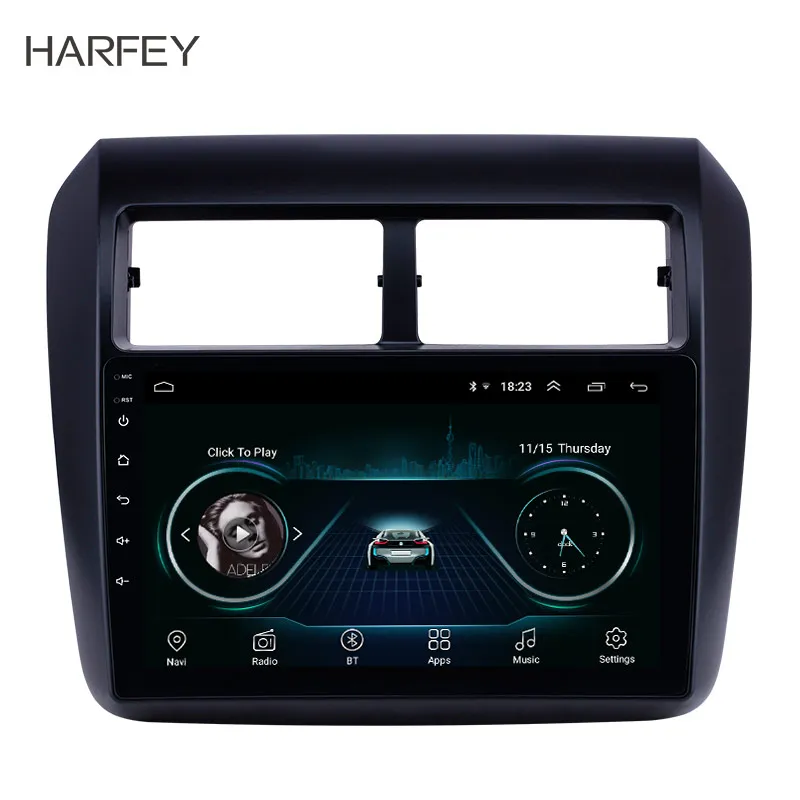 Carro DVD player para Toyota Agya / Wigo 2013-2019 Android 9 "Head Unit GPS Stereo com Aux WiFi Suporte Dab + OBD2 SWC TPMS Carplay