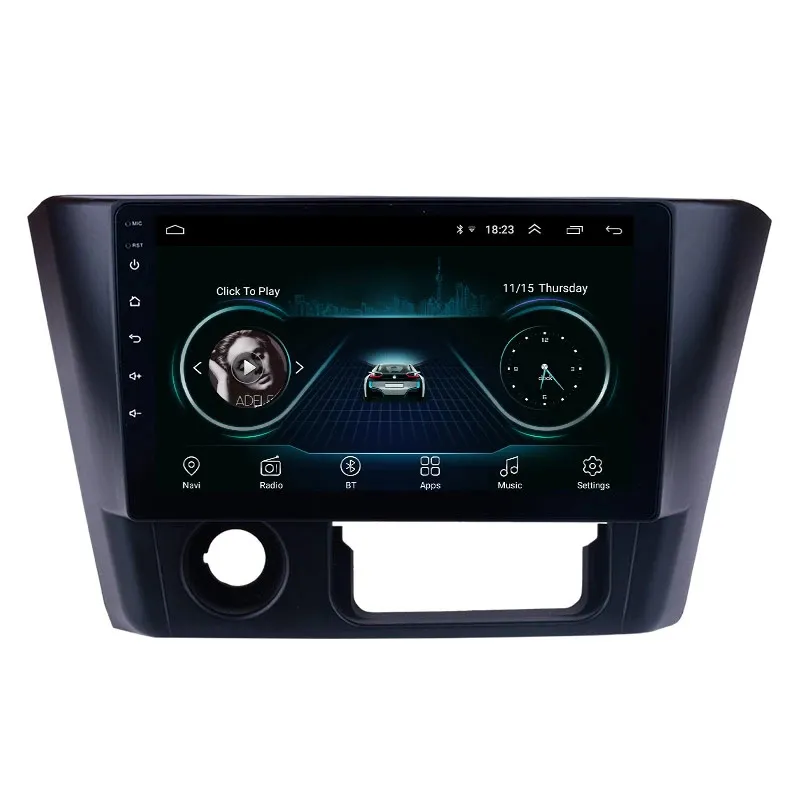 Multimedia Player 9 tums bil DVD-radio för Mitsubishi Lancer 2014- 2016 GPS WiFi Support DVR HD 1080p 2din Android