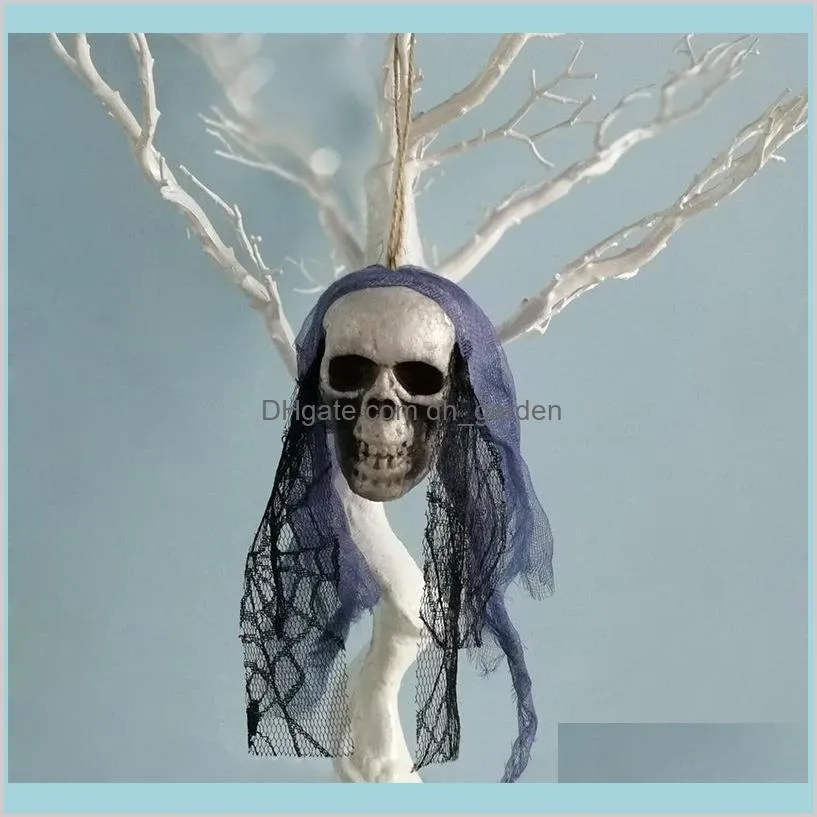 Halloween prop foam skull decor ghoast