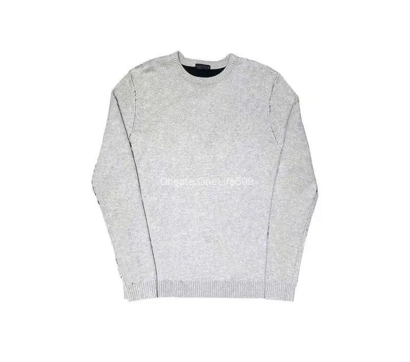 Dames Heren Truien Casual Knitwear Lange mouw man winter trui pullover Mode Letter Patroon heren tops crew kraag watten jas