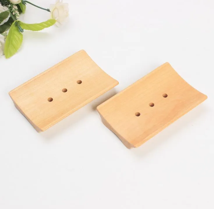 Wooden Soap Dish Fashion Handmade Soap-Tray Box DIY Soap-Holder House Ornamentation Bathroom SN5992