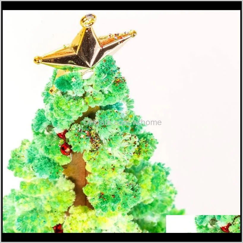 15cm magic growing christmas tree diy magic growing tree christmas gift toy home xmas party decoration props mini1