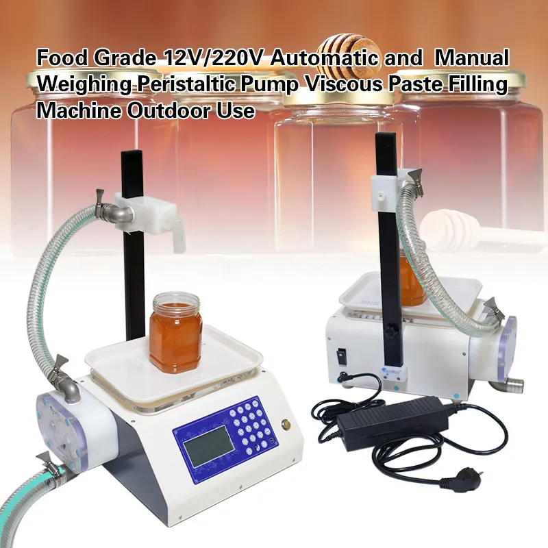 Smart Honey Ferming Machine Food Grade Automatic and Manual peserfing pâte miel remplissage machine péristaltique pompe viscous6335996