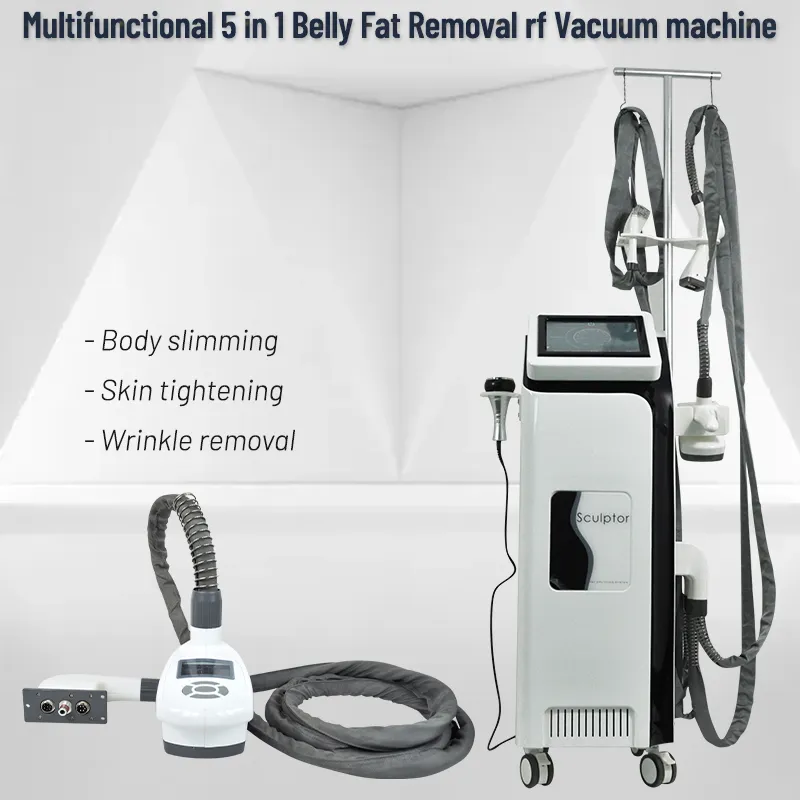 Vela Slim Machine с вакуумным роликом RF Ультразвуковая кавитация для тела для похудения и формирования