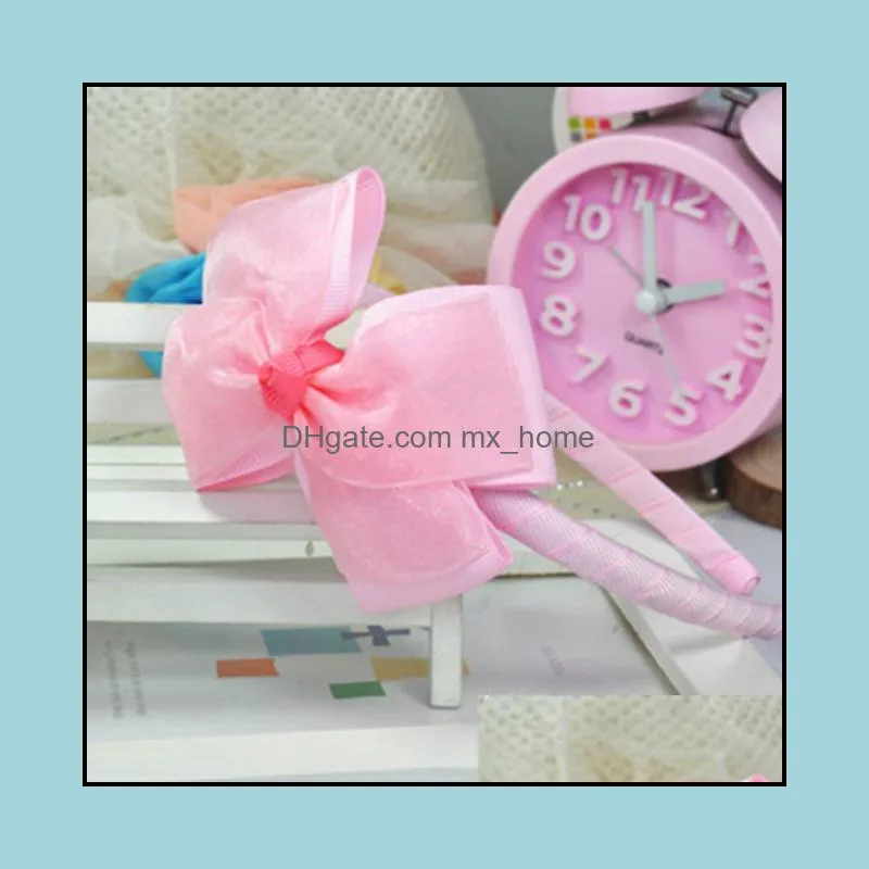 1pc Korean Girls Baby Headband Simple Bow Princess Hairpin Style Accessories Hair Claw Clips Headwear