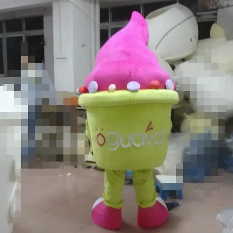 珍しい ハロウィーンかわいいアイスクリームマスコット衣装漫画アニメのテーマキャラクタークリスマスカーニバルパーティーファンシーコスチューム成人サイズの屋外服装 公式の Apparel Costumes Cosplay Com