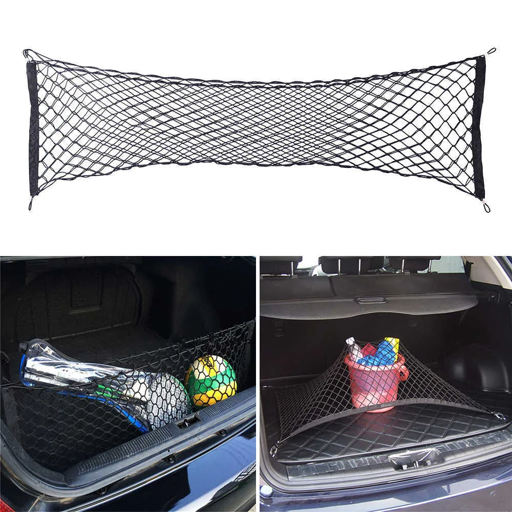 Elastyczny bagażnik samochodowy Organizator Netto Back Bagażnik Przechowalnia bagażu Mesh Tidy 140 cm x 80 cm