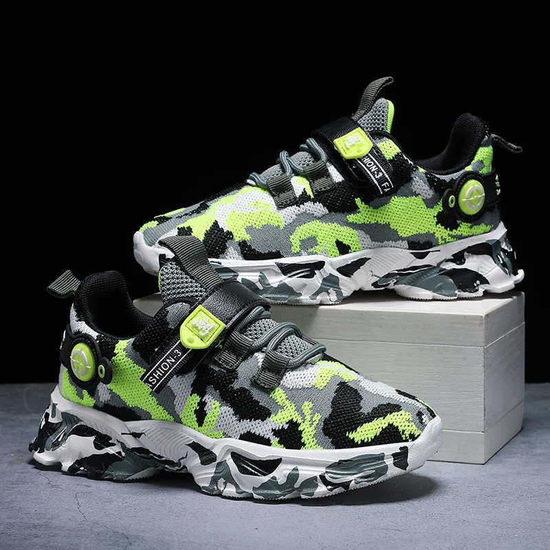 Children s Camouflage tennis running Shoes Boys Sneakers boy casual Shoes Kids zapatilla 6 7 8 9 10 11 12 13 14 year X0719