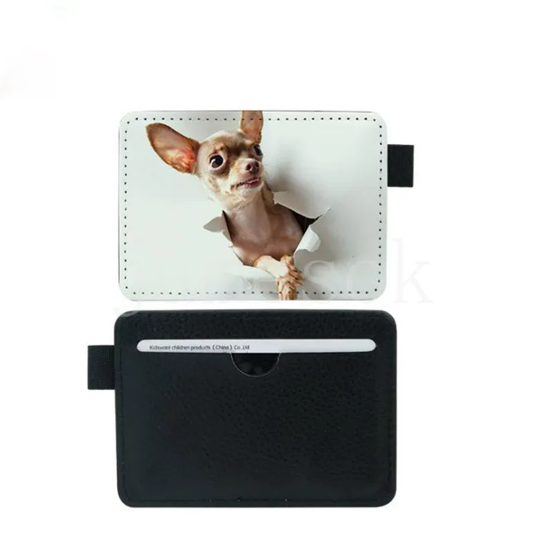 7CMX11CM PU Sublimatie blanco kaarten houders tas case cover voor bus of bankkaart Warmteoverdracht afdrukken DB873