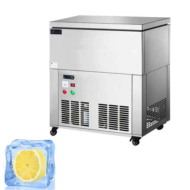 Ice Column Machine Commercial Snowflake Ice Machine Stainless Steel Ice Brick Machine 220V/110V 1600W 1pc