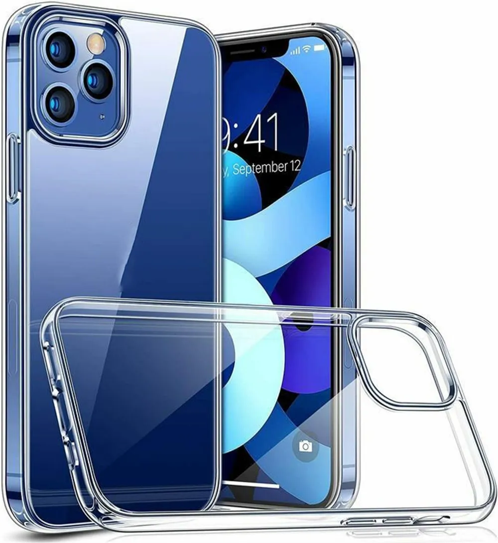 Ультра -тонкий прозрачный мягкий TPU чехлы для телефона Прозрачный обложка для iPhone 7 8 плюс x xr 11 12 13 14 Pro Max Samsung Телефон.