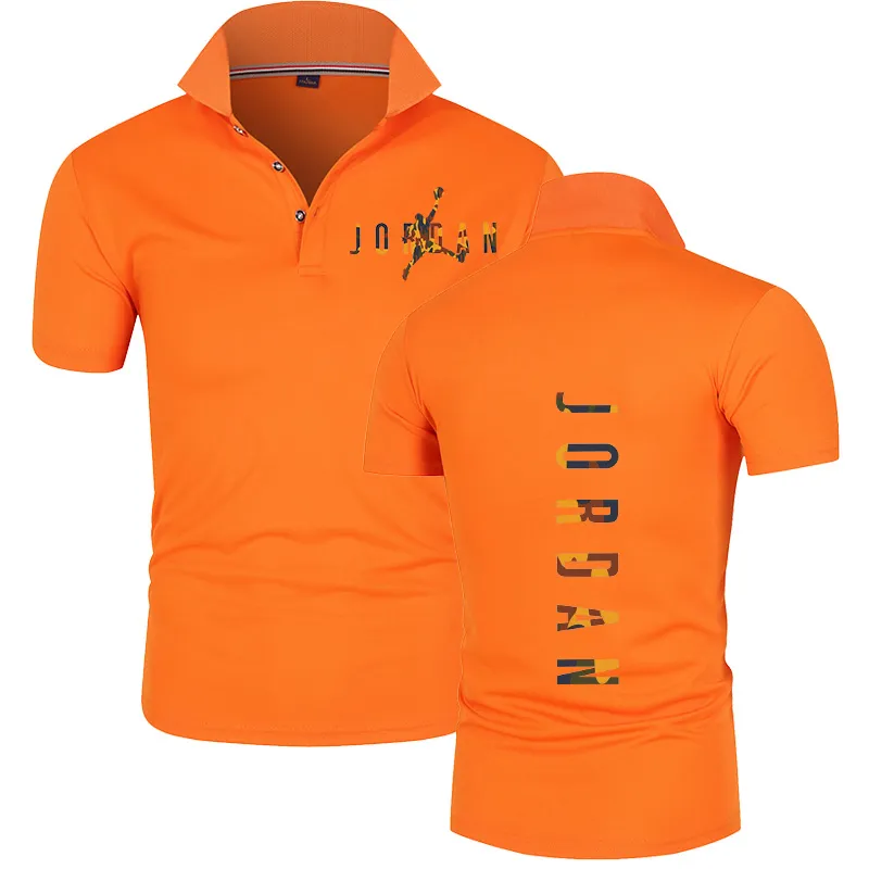 Hommes nouveau été polos chemises manches courtes sport Fitness séchage rapide couleur unie Streetwear décontracté haut tendance vêtements