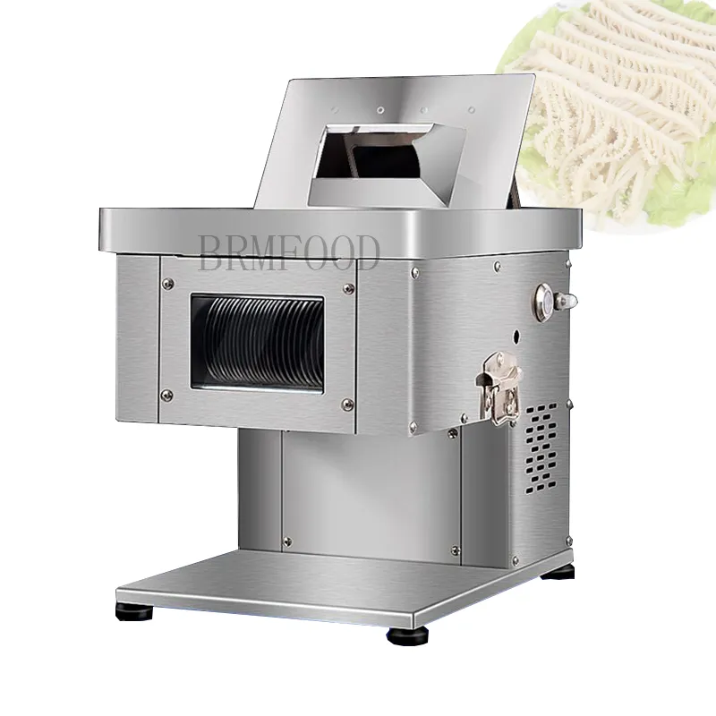 2021 Commercial Shred Dicing Machine Meat Slicer Rostfritt stål Helt Automatisk 1100W Elektrisk Vegetabilisk Cutterkvarn 220 V