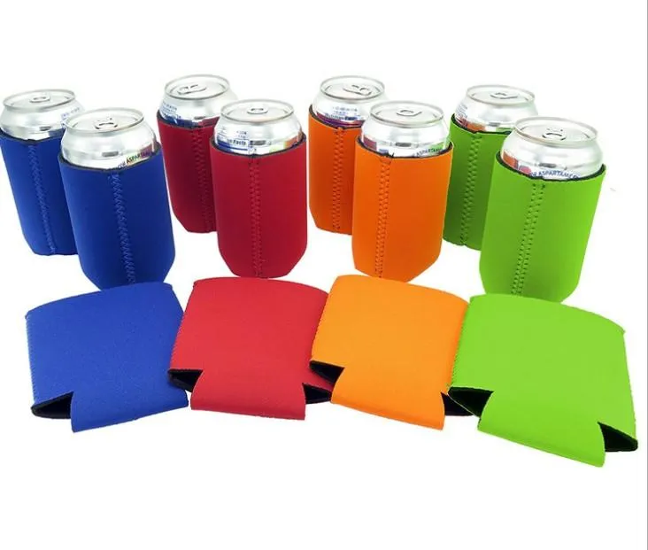 330ml Beer Cola Drink Can Holde Bag Bicchieri Maniglia Ghiaccio Maniche Congelatore Pop Koozies 12 colori
