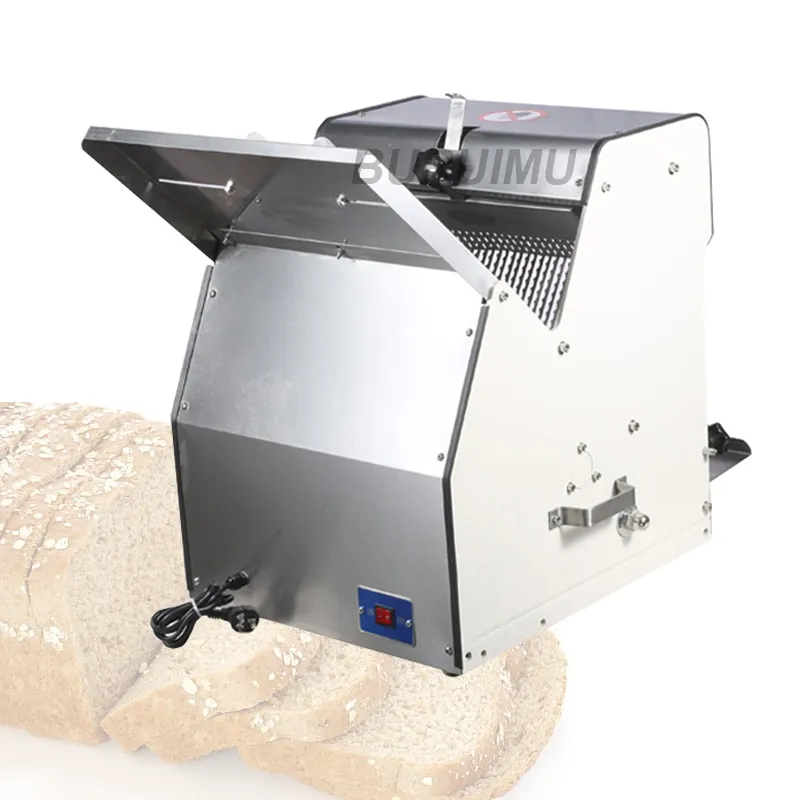 Automatic Bread Cutter Automatic Bread Slicer Stainless Steel Bread Cutting Machine Electric ...