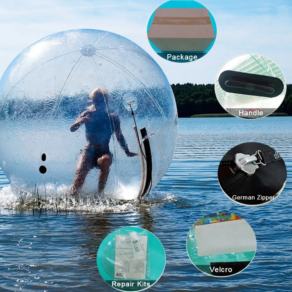 Magic Inflatables Magic Bubble Ball GWAWG 4-Pack S - Giant Inflatable Water Bouncy ...
