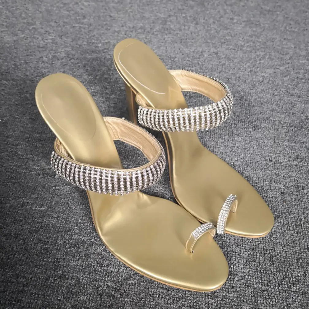 Handmade Real Pictures Ladies Stiletto High Heels Summer Sandals Sexy Evening Party Prom Large Size 35-47 Fashion Shoes D732