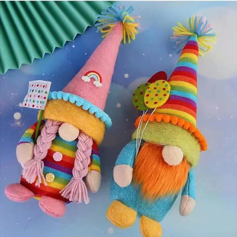 Оптом вечеринка одобрение милые рождественские эльф Санта-Клаус фаршированные плюшевые игрушки мягкие красочные рождественские куклы дерево украшения подарки для детей детей
