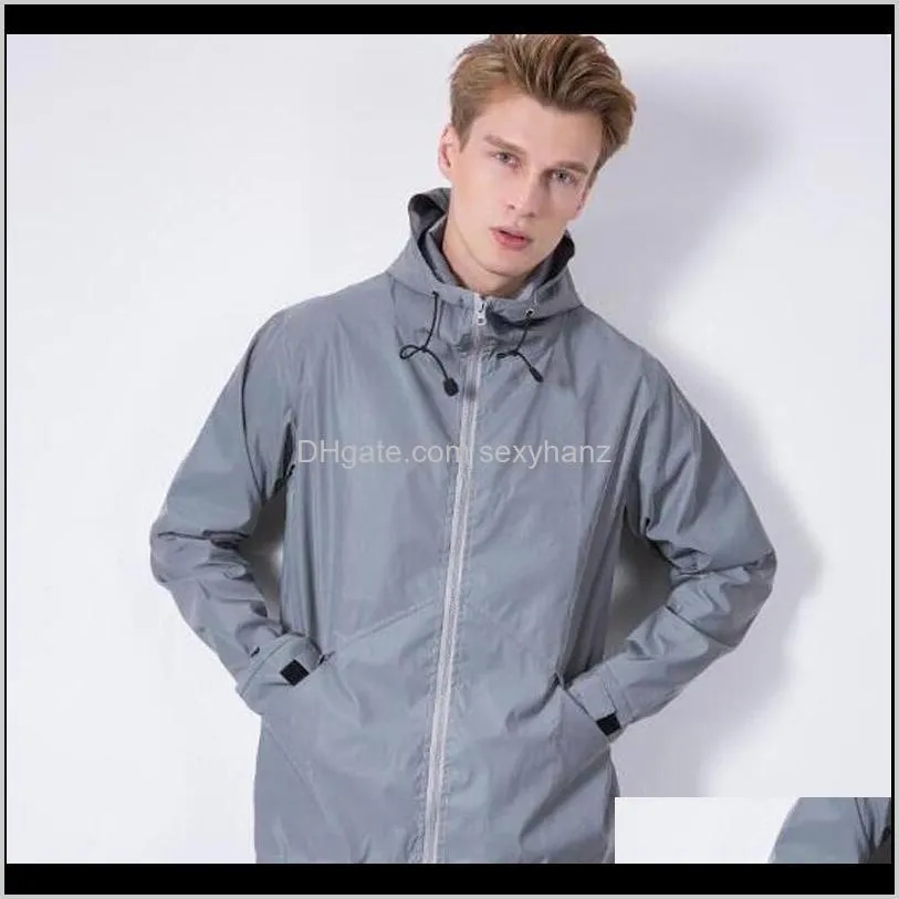 new 2021 dovetail reflective jackets men hooded jacket hip hop night reflect light harajuku windbreaker coat jaqueta masculina1