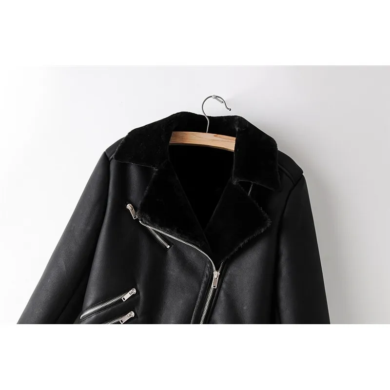 ジャケット・アウター g.v.g.v. FAUX FUR LACE UP BIKER JACKET g.v.g.v. FAUX FUR LACE UP BIKER JACKET