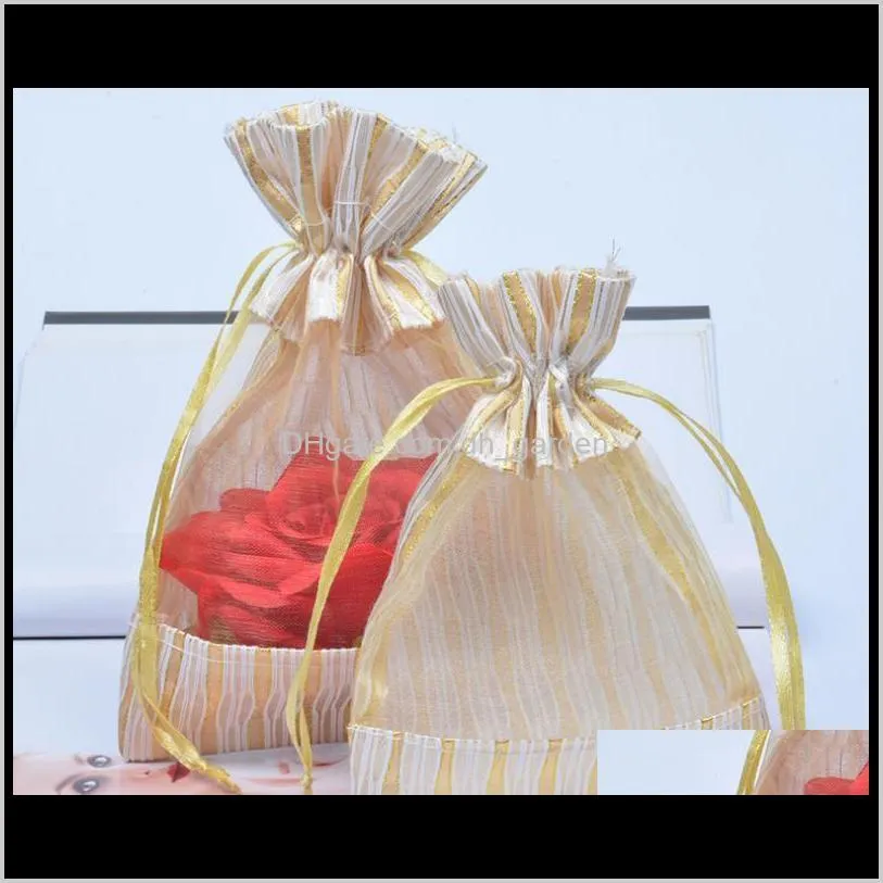 new mini drawstring bags cotton linen gift pouches with clear window organza voile bags 10x14cm 13x18cm wedding guest party favors