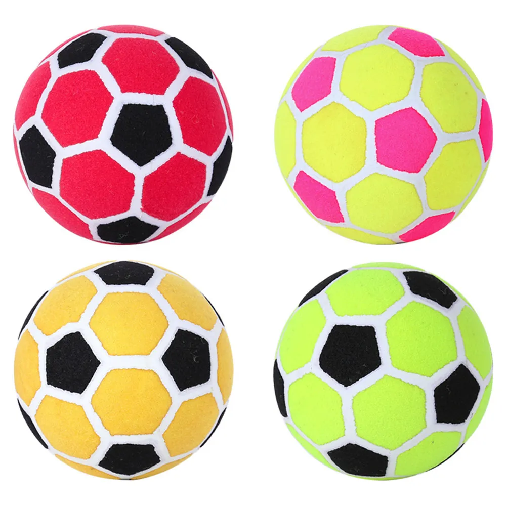 6 pezzi / lotto Taglia 5 Giochi all'aperto Pallone da calcio appiccicoso colorato bastone passato copertine adesivo calcio per bersaglio per freccette senza pompa