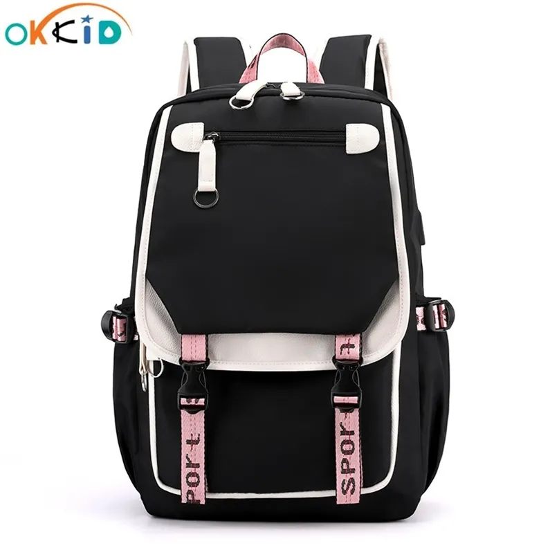 Pink Gift Bags Childrens Waterproof Backpack, Cute Pink School Bag