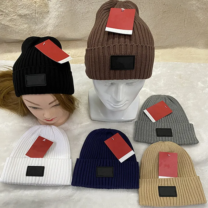 Winter Beanies Unisex N Knitted Hats Trendy Letter Designer Skull Caps Boonet Candy Color Crochet Hat Chunky Knit Cap Outdoor Warm Beanie Comfortable to Wear