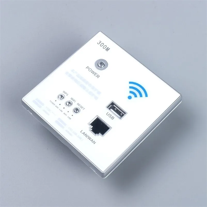 300Mbps 220V Smart WIFI WIFI Repetidor Repetidor Extender Wall Embedded Router Socket 210607