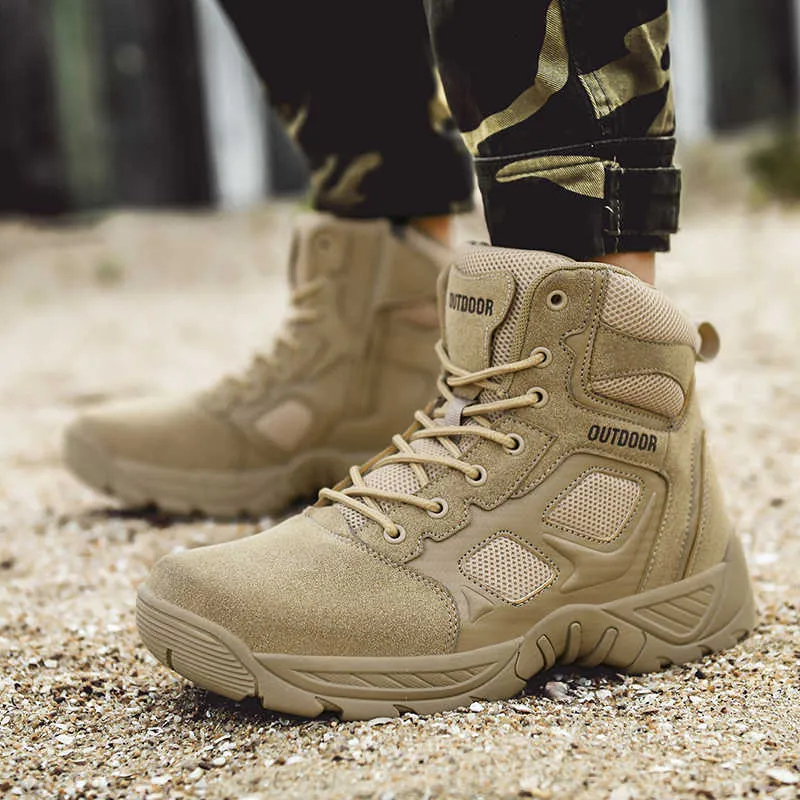 Botas Tácticas Militares Para Hombre, Botas De Desierto