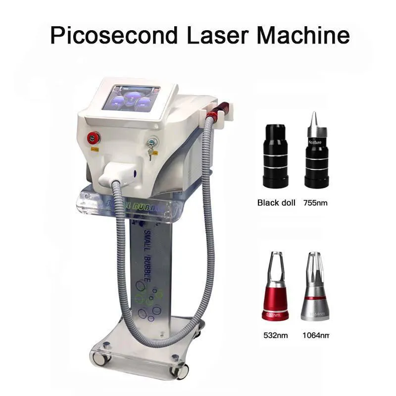 2021 Duży Power Picosecond Laser Q Switch ND YAG Maszyna do usuwania tatuażu