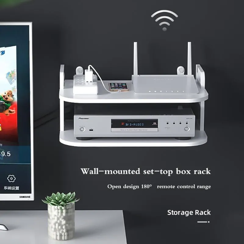 Boîte de rangement murale pour routeur Wi-Fi - Étagère murale