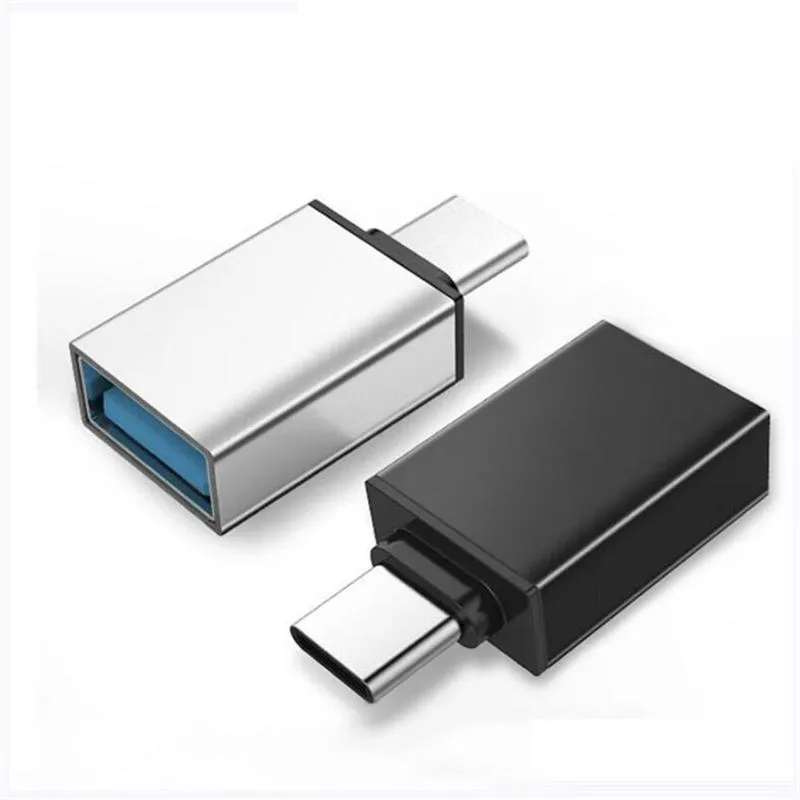 2021 Typ C OTG Adapter Man till USB 3.1 Kvinnlig Adapter OTG Converter Adapter OTG Funktion för Samsung S8 S9 Plus S10 Smartphone