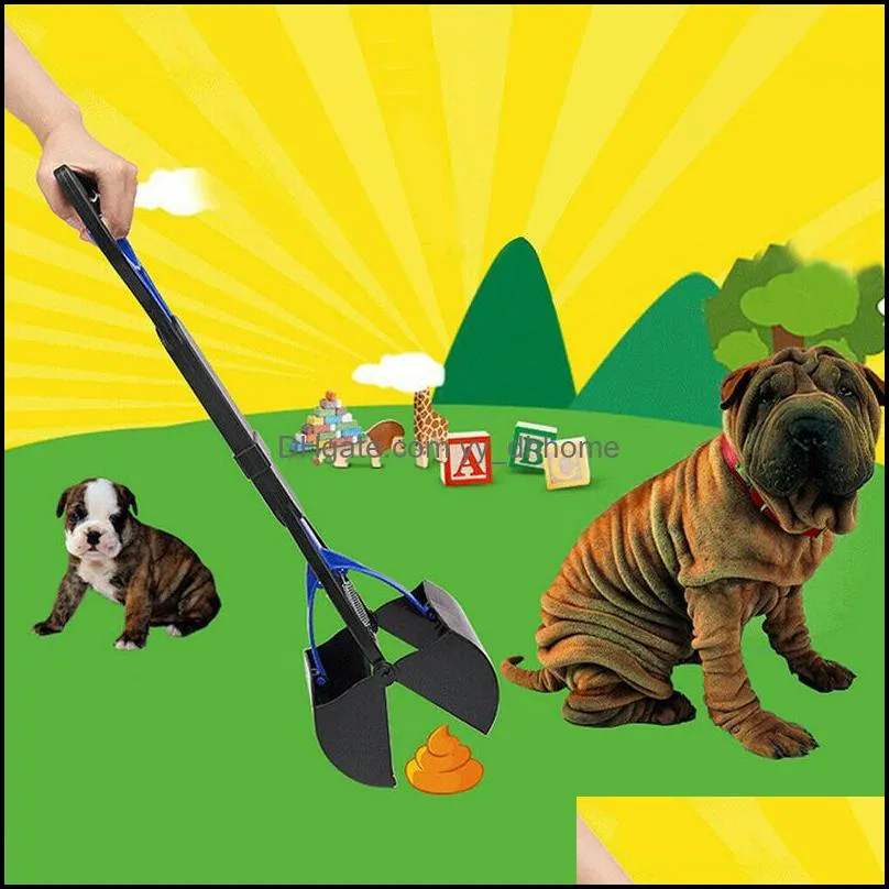 Dog Travel & Outdoors Foldable Pet Pooper Scooper Poops Scoop Clean Pick Up Excreta Cleaner Portable Tool HKS99