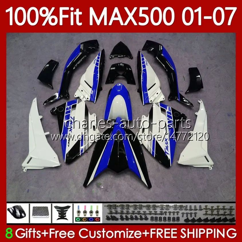 ヤマハTMAX500 MAX-500 MAX-500 TMAX-500 TMAX-500 TMAX-500 TMAX-500 TMAX MAX 500ブルーブラックT MAX500 2001 2002 2002 2002 2002 2002 2007 2007 T-MAX500 01 02 03 04 04 04 04 05 06 07 07 07 07 07 07 07 OEMフェアリング