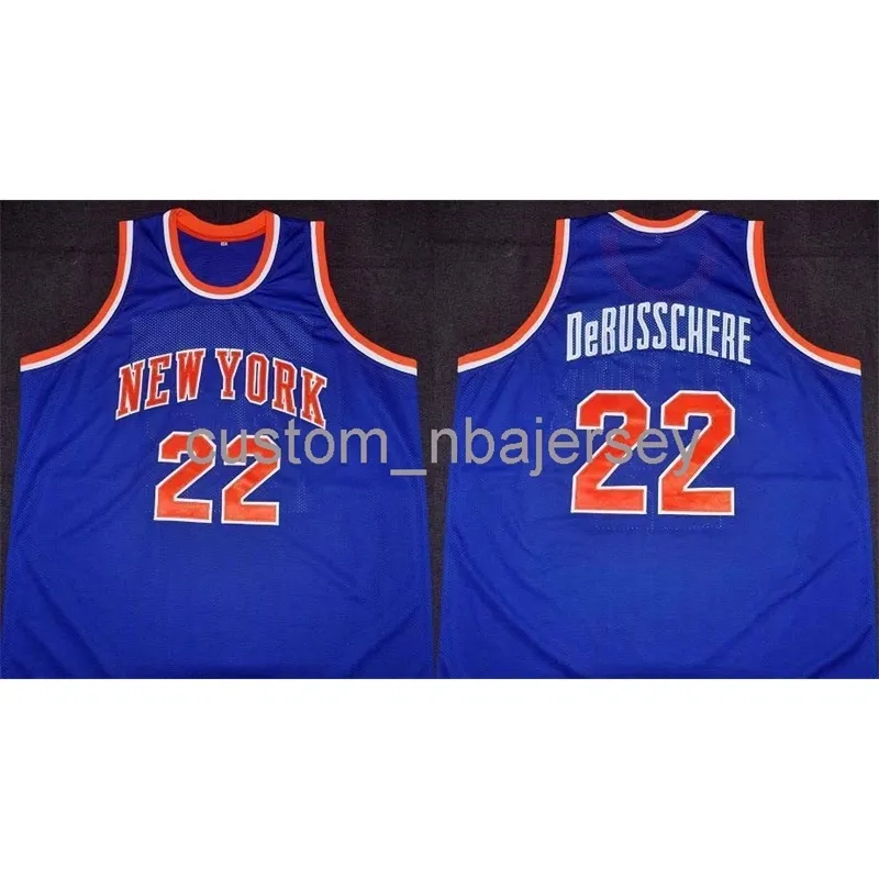 Hommes Femmes Jeunes DAVE DeBUSSCHERE ROAD CLASSICS BASKETBALL THROWBACK JERSEY cousu nom personnalisé n'importe quel numéro