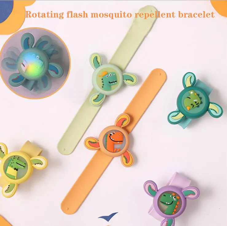 Kids Mosquito Repellent Watch Wristband Cartoon Light Up for Children Baby  Bracelet Silicone Assorted Color (Pack of 1)