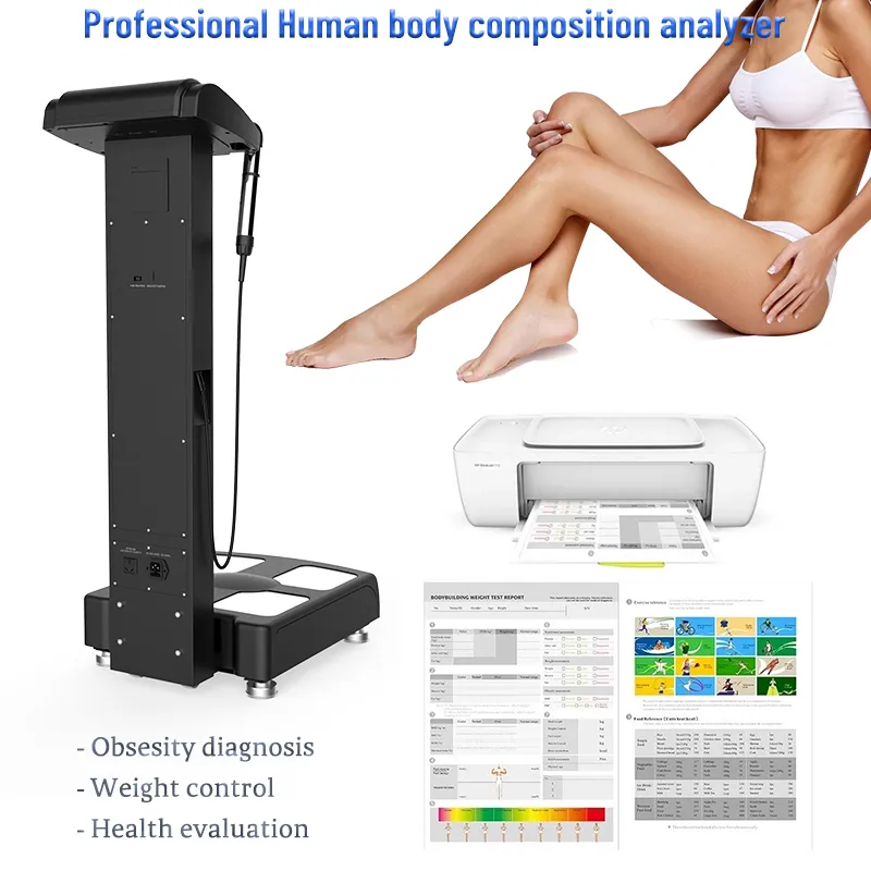 Échelle de poids numérique Analyseur de graisse pour la santé du corps Machine d'analyse de la composition humaine