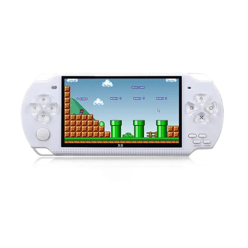 Handheld Game Console Player 4.3 Inch Screen 8GB For PSP Games TV Out With Camera Video Functions Classic Retro Portable Players