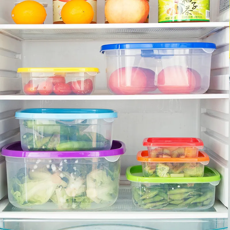 7pcs/set Refrigerator Organization Boxes Kitchen Storage Organizer
