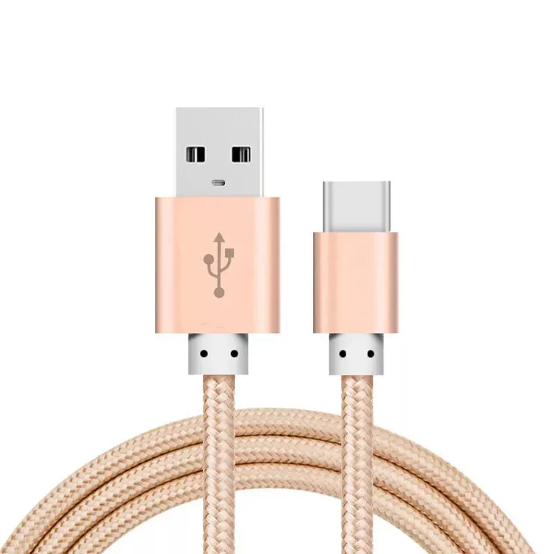 Cabos de telefone celular USB Tipo C cabo 3.1 Dados USB-C Syn Cabo de carregamento rápido para Samsung Galaxy Note8 A8S A8 A9 2018 Xiaomi