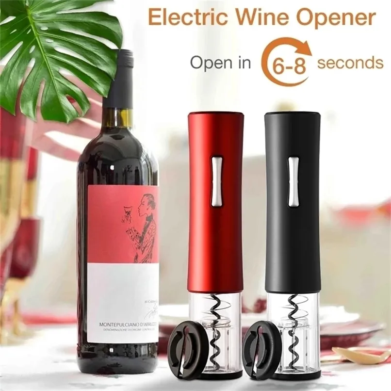 Ouvre-bouteille automatique Vin Electric Red Foil Cutter Jar Cuisine Accessoires Rechargeable 210915