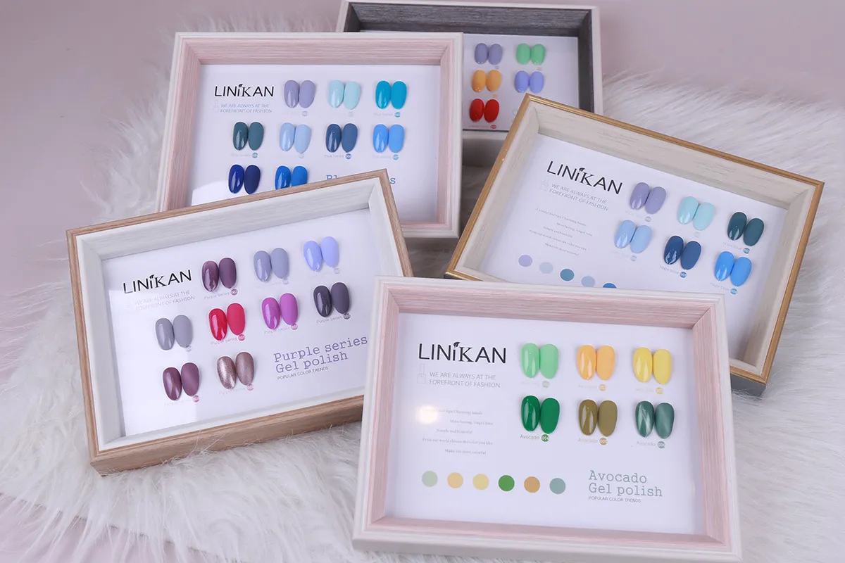 Linikan Nail Gel Polish Set 2021 Pantone's most hit color Soak Off UV Kit candy colors