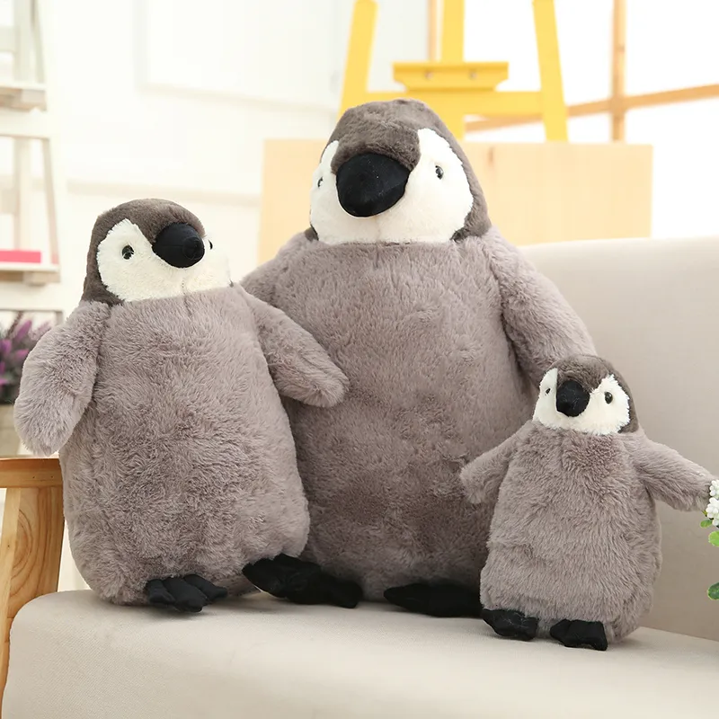 Partihandel 23-50 cm kreativ kramning pingvin plysch fyllda leksaker kawaii par penguin plysch doll barn leksak hem dekor la565