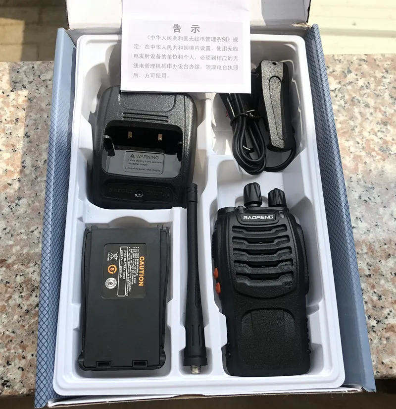 Original Baofeng BF-888S Portable Handheld Walkie Talkie UHF 5W 400-470MHz BF888s Two Way Radio Handy
