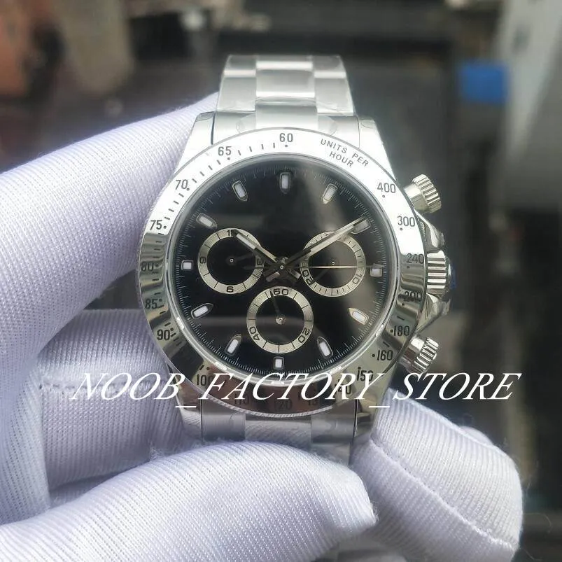 Men Size Watch 5 style BP Factory Ceramic Bezel Dial 40MM Cal.7750 Automatic Movement Stainless Steel Chronograph Sapphire Glass Dive Menes Watches