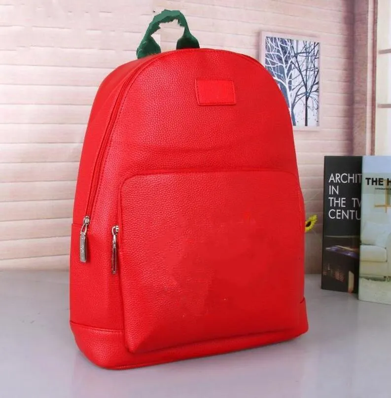 Kerstmerk Rugzak Mode Hot Verkopen Klassieke Vrouwen Mannen PU Lederen Stijl Duffel Tassen Unisex Schouder Handtassen Hoge Capaciteit Maat 32 * 12 * 40cm