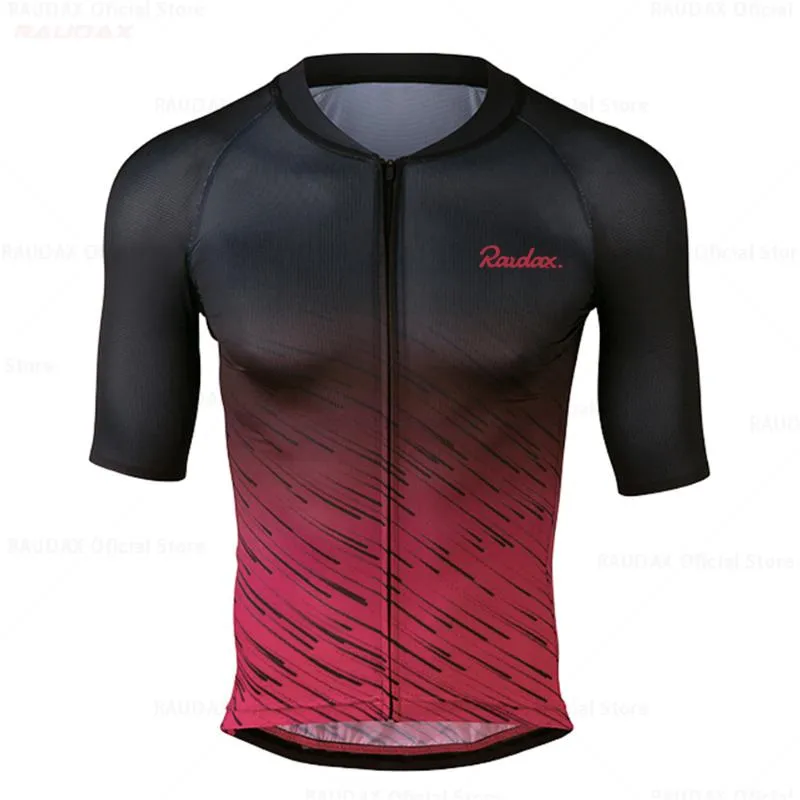 Vestes de course 2021 Rapha Summer Hommes VTT Jersey respirant à manches courtes Triathlon en plein air Cyclisme Sportswear Séchage rapide