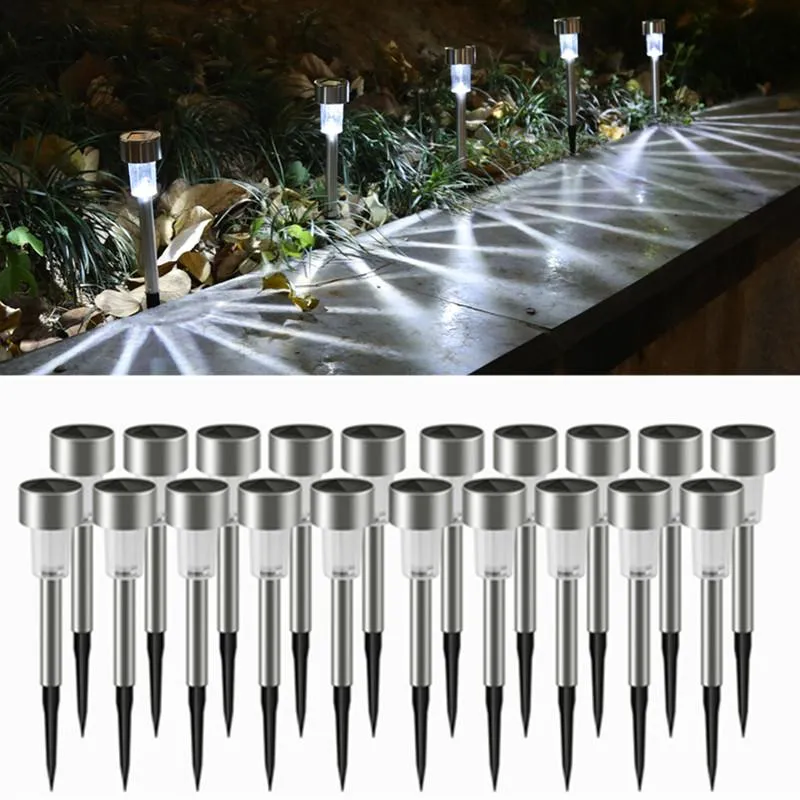 Zonnelampen 4/10 stks LED Tuinverlichting Outdoor Powered Lamp Waterdichte Landschap Verlichting Pathway Patio Yard Gazon Decoratie